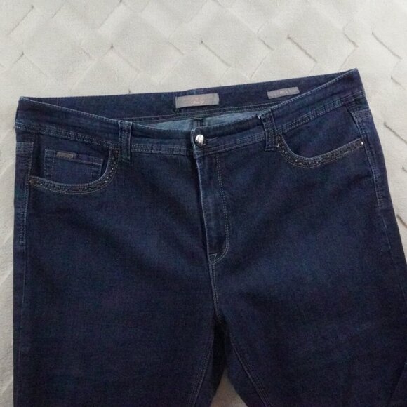 Melissa McCarthy Seven7 Women's Boot Cut Jeans - Blue - Picture 2 of 14